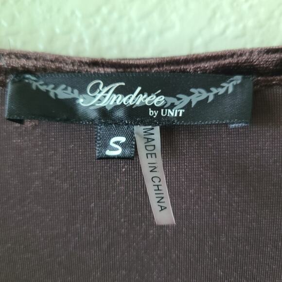 Velvet Embroidered Boho Women Dress Size Small   Festival Hippie Indie Andree - Picture 10 of 12